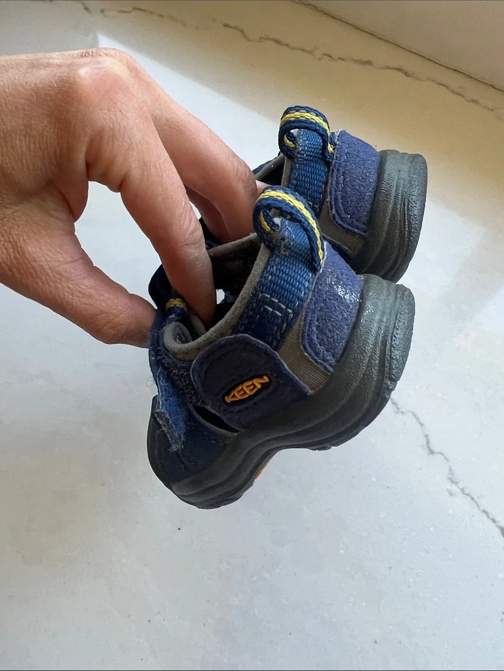 Keen Kids Navy Blue Closed-Toe Outdoor Sandals